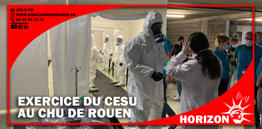 Exercice de la CESU au CHU de Rouen