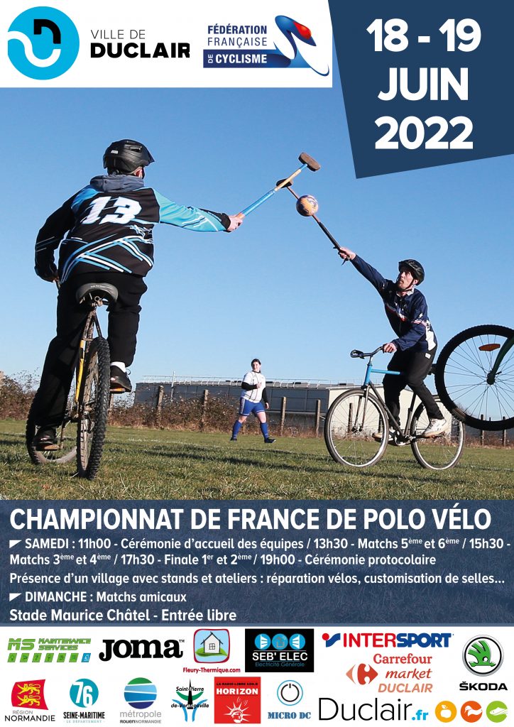 En selle pour les championnats de France de Polo Vélo