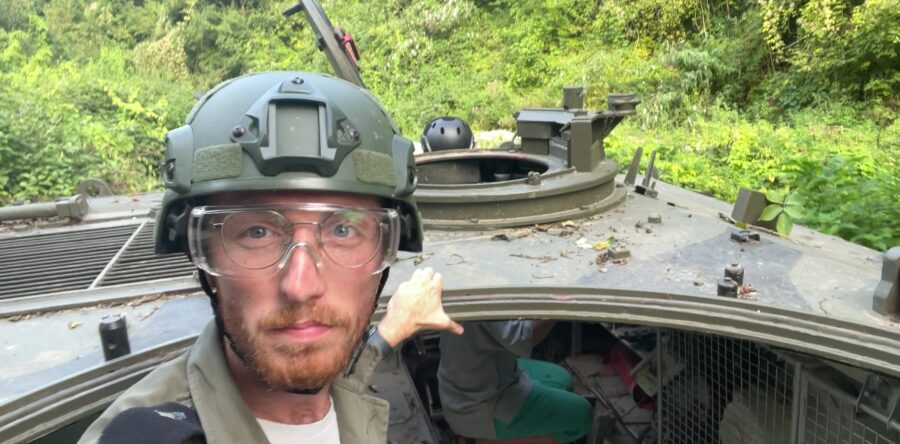 Conduisez un tank en Normandie