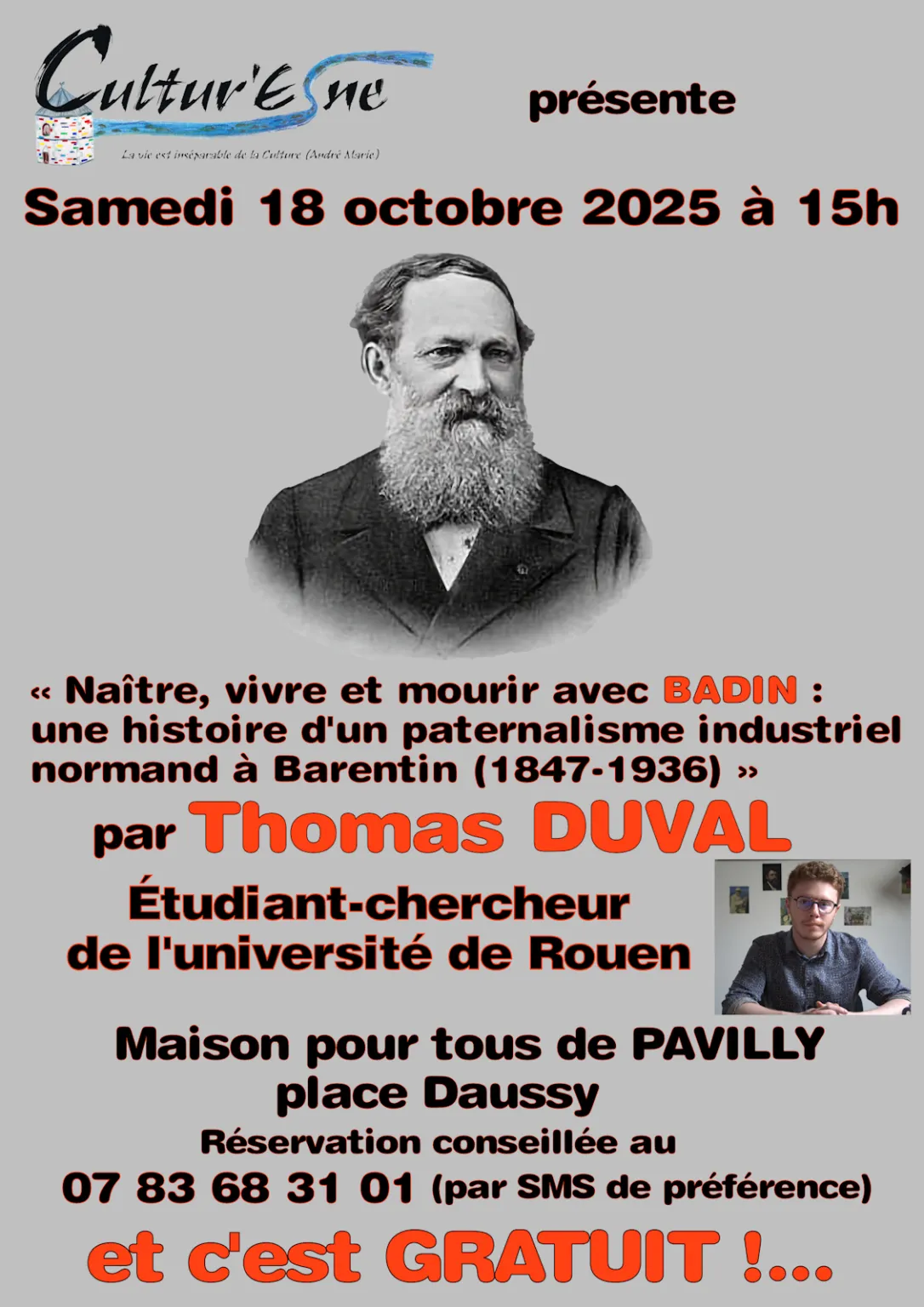 Conférence Thomas Duval