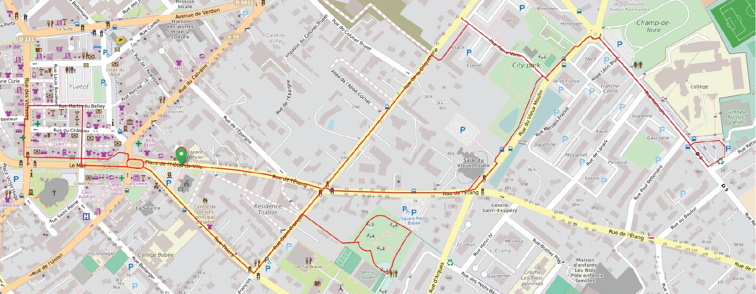 ParcoursYvetot Parcours course Octobre rose