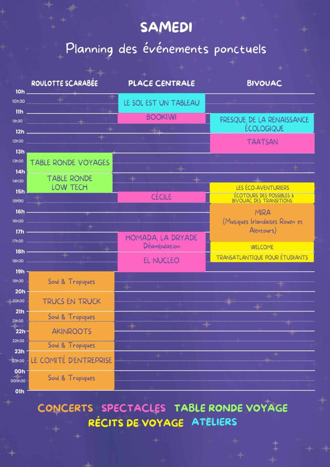 programme samedi