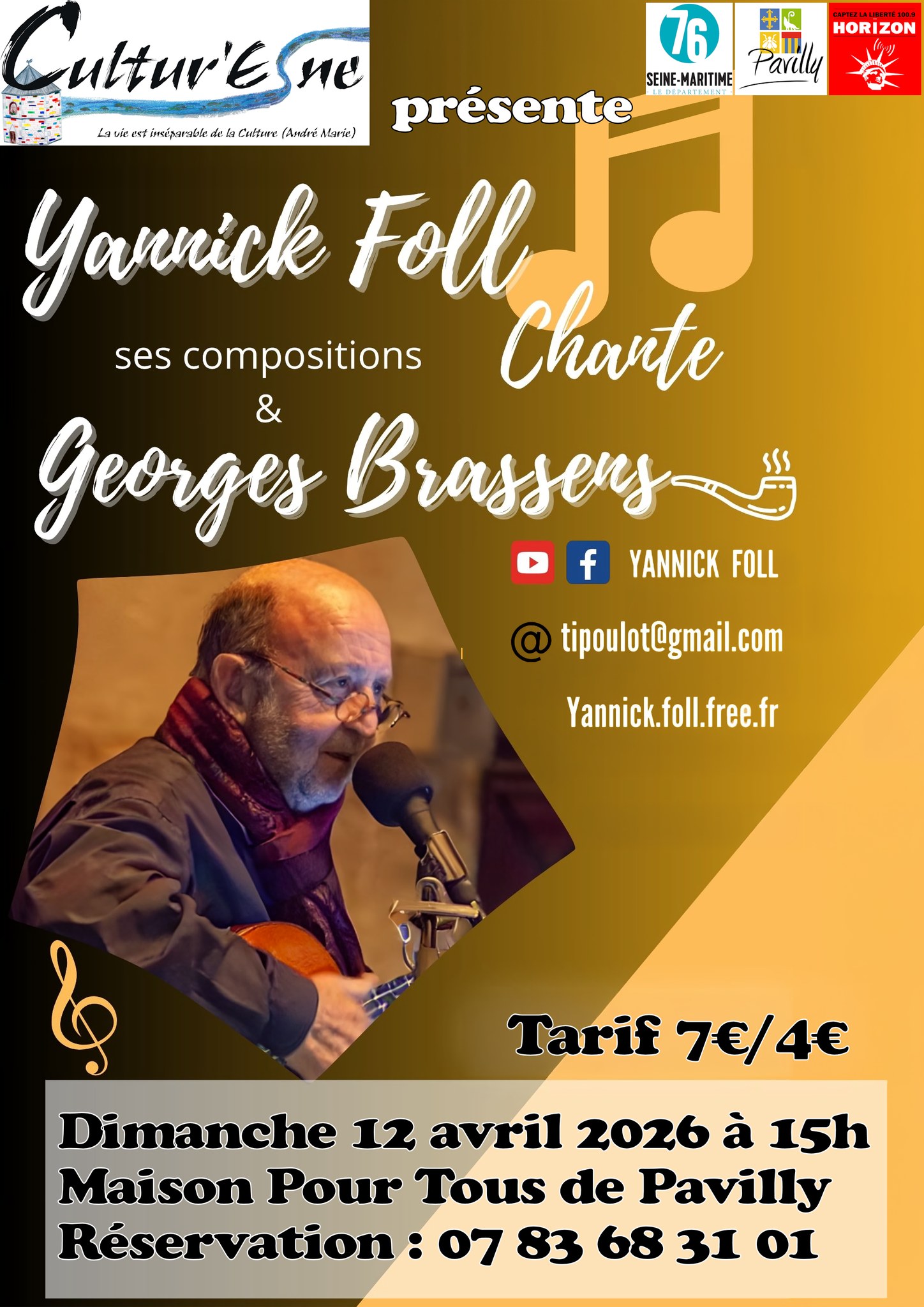Yannick Foll chante Brassens