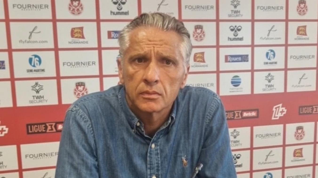 Vidéo. Football – FC Rouen : « On n’a pas fait un bon match », juge Régis Brouard