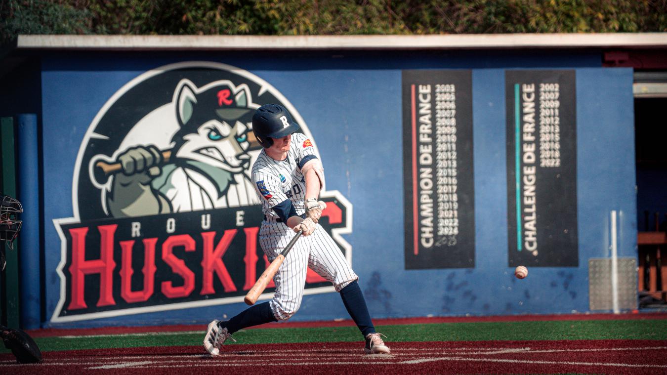 Baseball : le ciel est tombé sur la tête des Huskies de Rouen, battus à deux reprises en finale