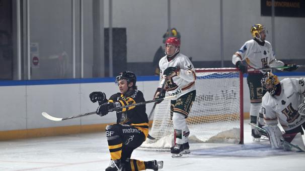 Hockey sur glace – Ligue Magnus : vainqueurs d’Anglet, les Dragons de Rouen passent la…