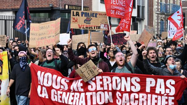 Mouvement lycéen à Rouen. « On veut le bac, pas la BAC » : des slogans forts et des jeunes…