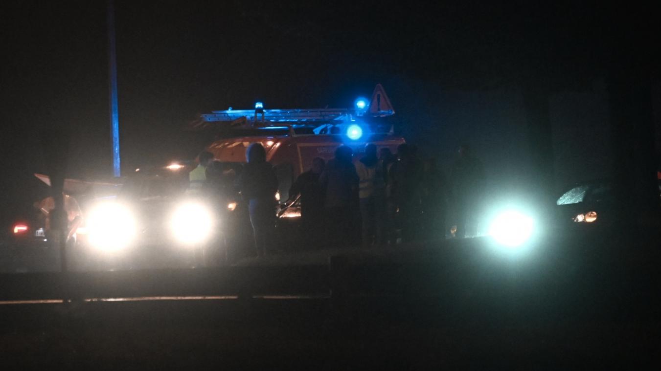 Sous la pluie, en Seine-Maritime, gros accident à la sortie de l’A29, les secours sur place