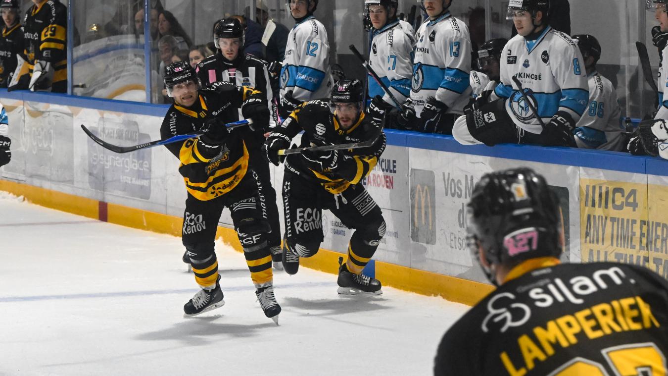 Hockey sur glace – Coupe de France : les Dragons de Rouen franchissent l’obstacle Dunkerque