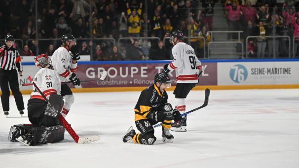 Hockey – Ligue Magnus : face à Chamonix, les Dragons de Rouen ont vaincu mais pas totalement…